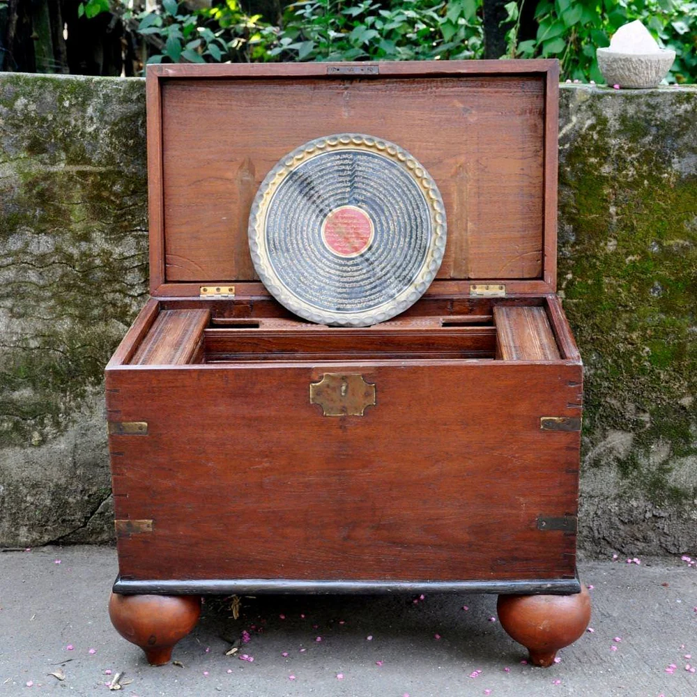 portuguese wooden chest