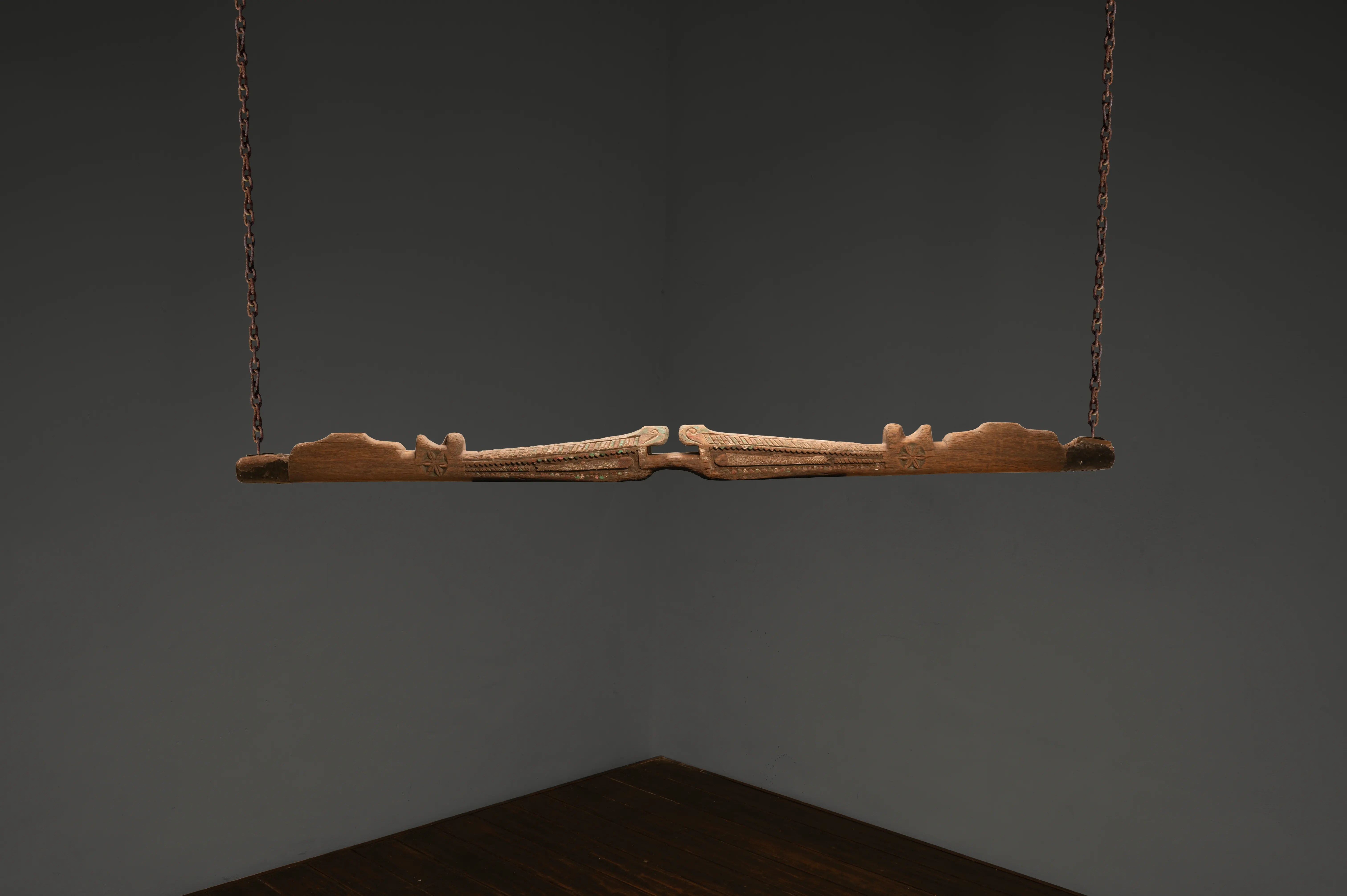 Traditional Wooden Cow Yoke (Pairing Yoke)