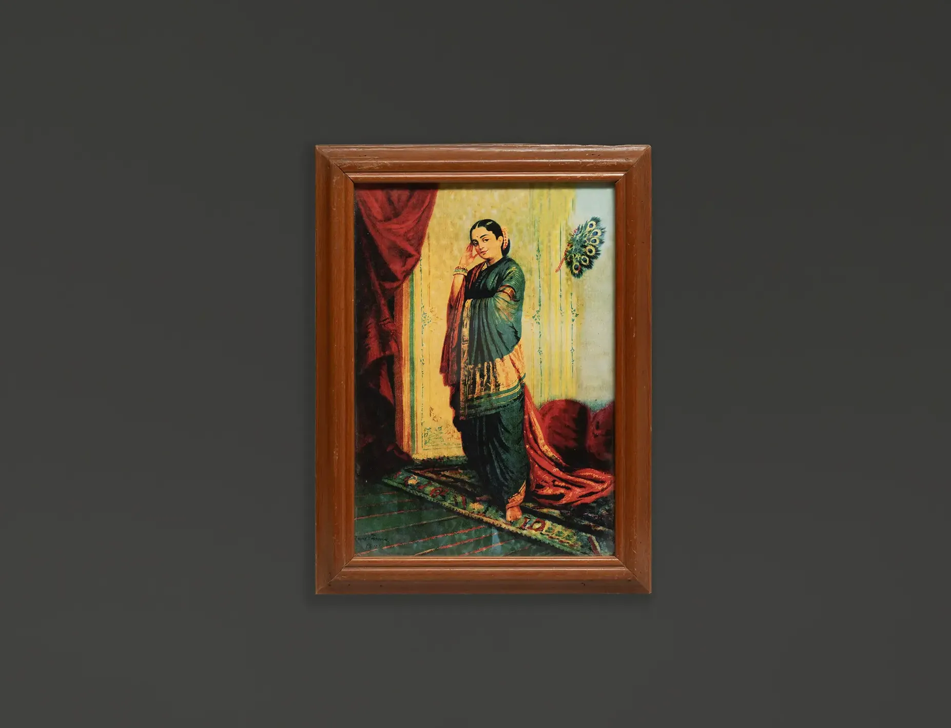 Vasantsena  Raja Ravi Verma Lithograph