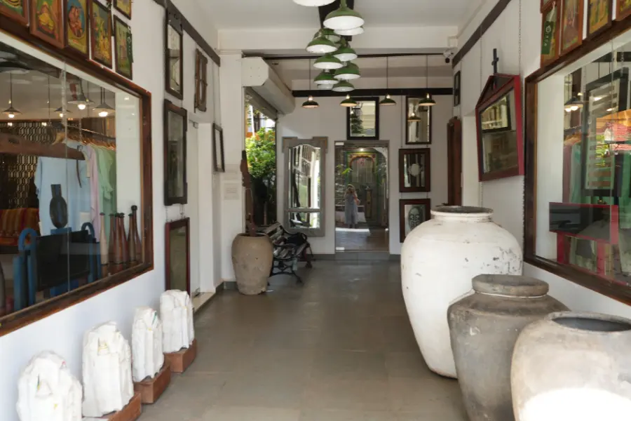 View of Atiques displayed at Circa Warehouse.