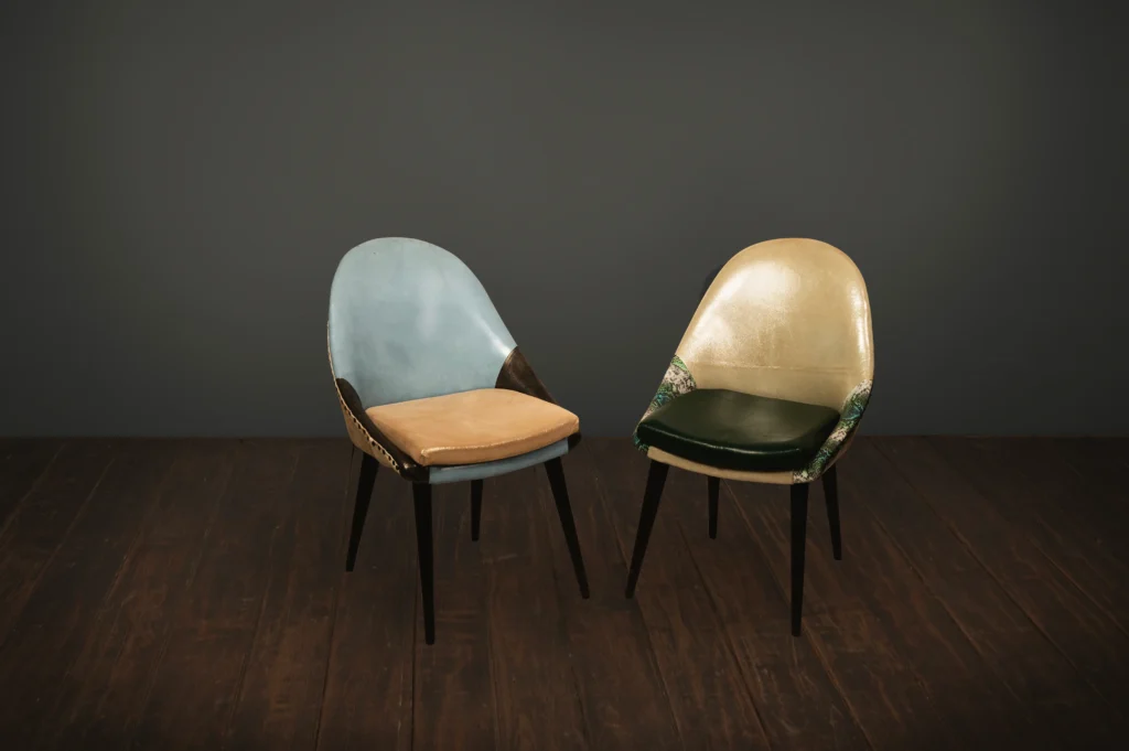 antique furniture in a storied luxury interior