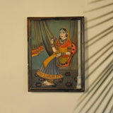 Reverse Glass Painting of a Noblewoman