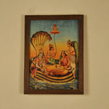 Shesh Narayana : Raja Ravi Verma Lithograph
